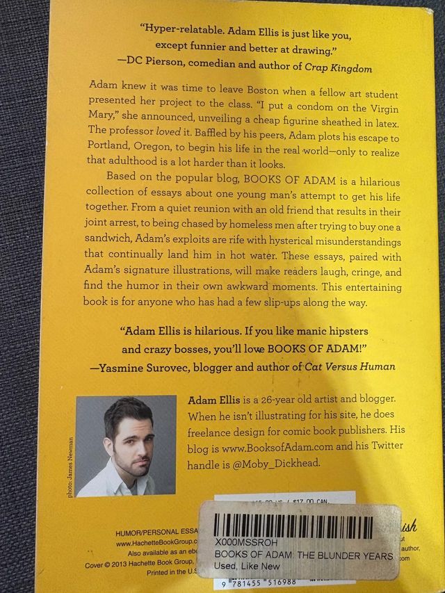 Book of Adam Adam Ellis