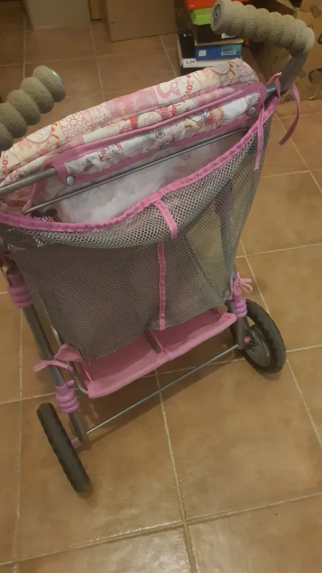 Carro muñecas gemelar