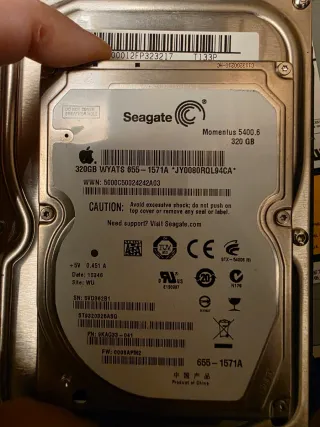 Hard disk HDD 320Gb Sata 2.5" 5400rpm Seagate