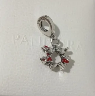 Charm Colgante Mickey y Minnie de Disney Besos