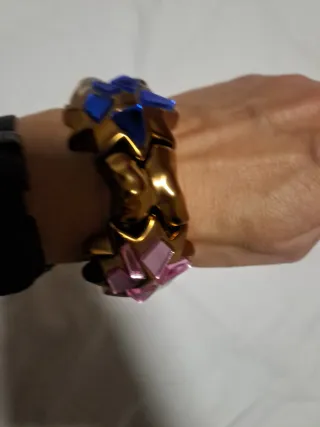 Pulsera Bimba y Lola estrellas metálica