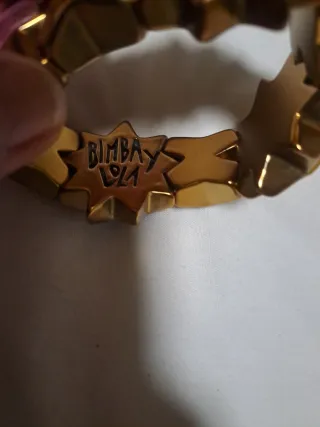 Pulsera Bimba y Lola estrellas metálica