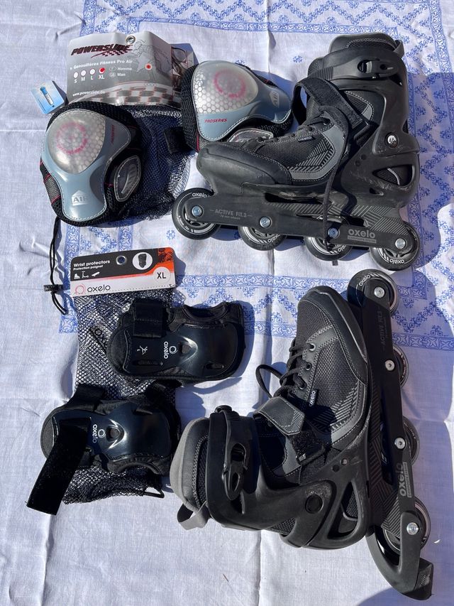 Patines Oxelo T46 + Protecciones