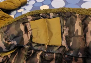 Parka Polinesia Talla S Verde Militar