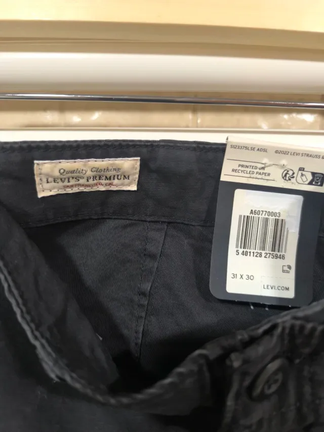 Pantalones Cargo Levi's Negros