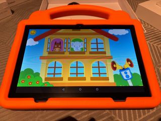 Tablet Infantil Adaptada Naranja