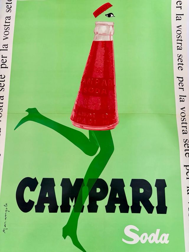 Manifesto Campari Soda Marangolo Franz