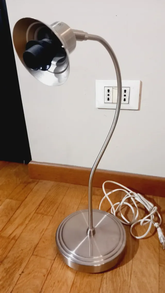 Lampada da tavolo snodabile anni '70