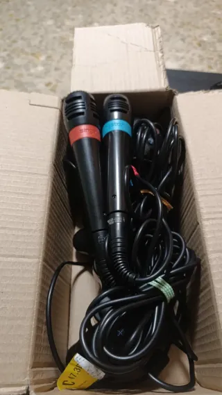 Mandos Singstar PS2 (2 unidades) Mandos ps2  (2)