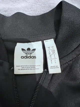 Chaqueta Adidas Negra Cremallera