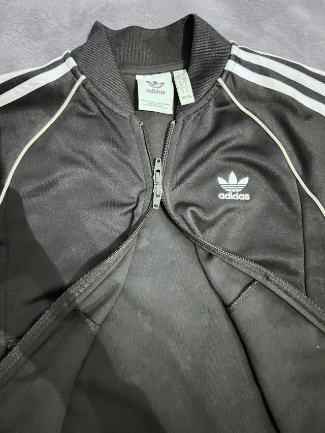 Chaqueta Adidas Negra Cremallera