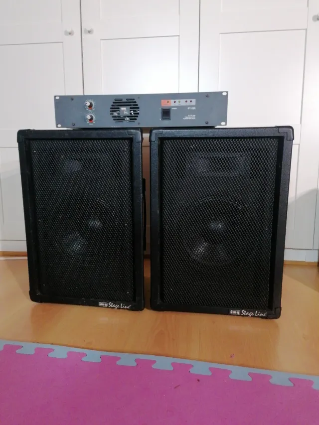 Etapa de Potencia PT-250 y cajas acusticas