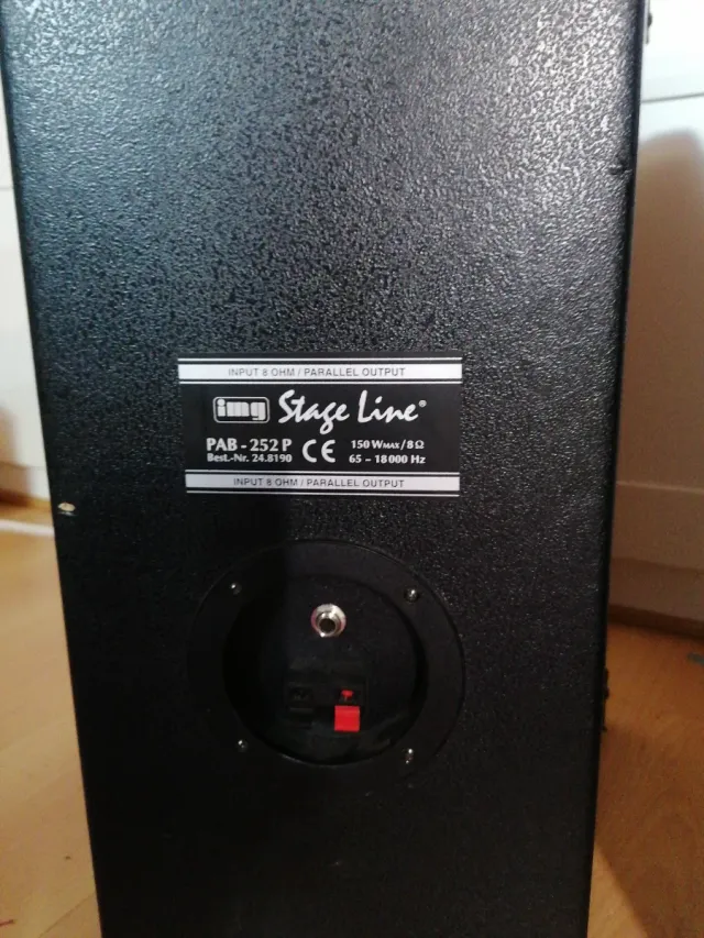 Etapa de Potencia PT-250 y cajas acusticas