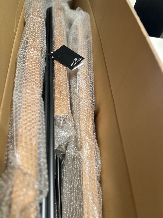 Scaffale Nero Beige Ferro Legno 111x176x34