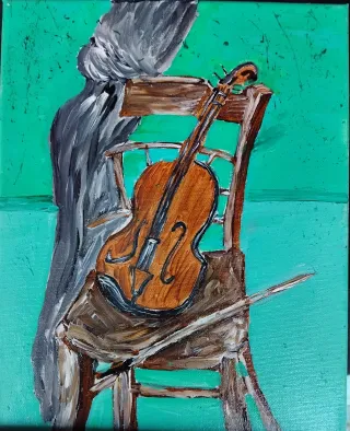 Dipinto acrilico su tela 25x30 cm