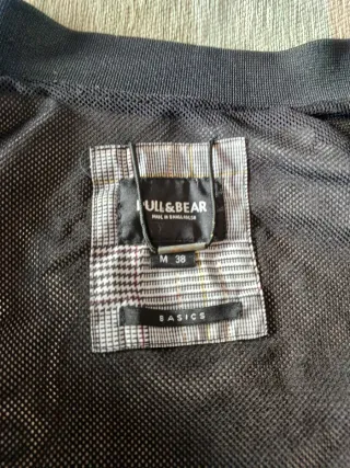 Cazadora Bomber Pull&Bear Cuadros