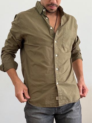 Camisa ZARA verde