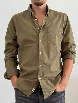 Camisa ZARA verde
