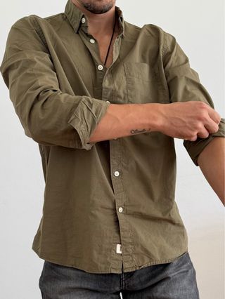 Camisa ZARA verde