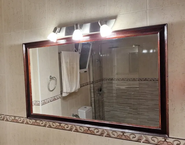 VINAROZ/VALENCIA: Espejo madera y cristal