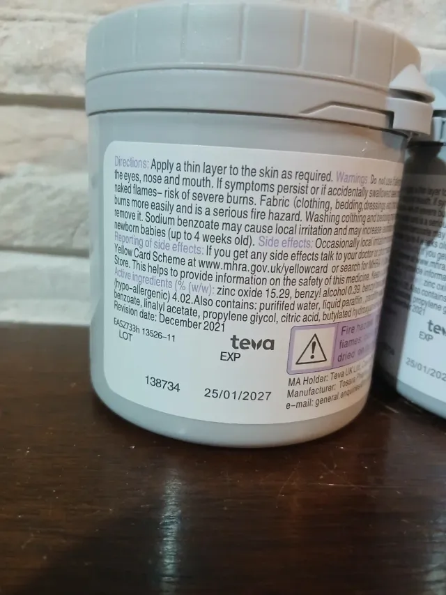 2 crema sudocrem de 250g