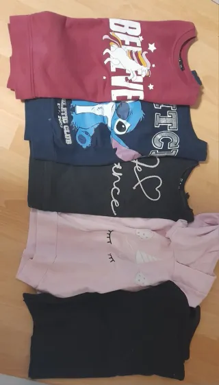 Lote 5 Sudaderas/Jerseys Talla 5-6 Años