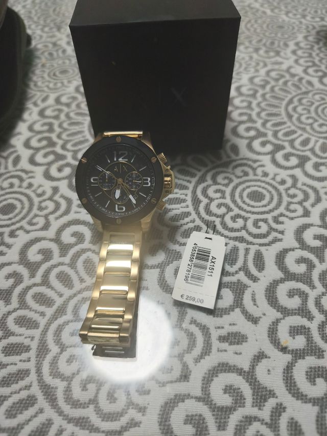 Reloj Armani Exchange Nuevo Dorado