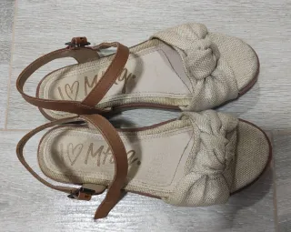 Sandalias Mustang Beige/Marrón número 38