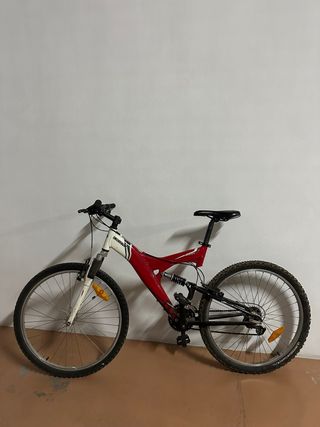 Bicicleta Decathlon Doble Suspensión.