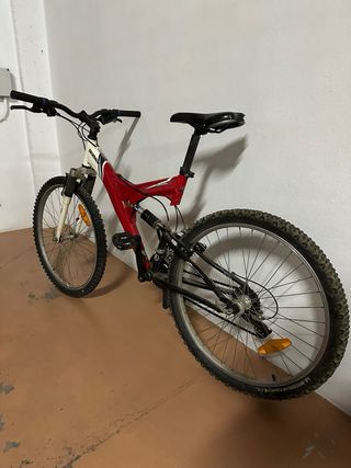 Bicicleta Decathlon Doble Suspensión.