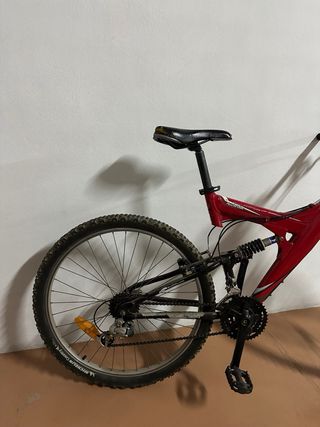 Bicicleta Decathlon Doble Suspensión.