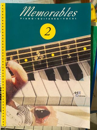 Memorables 2 piano guitarra vocal