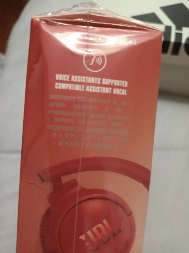 Auriculares JBL Pure Bass Wireless Rojos