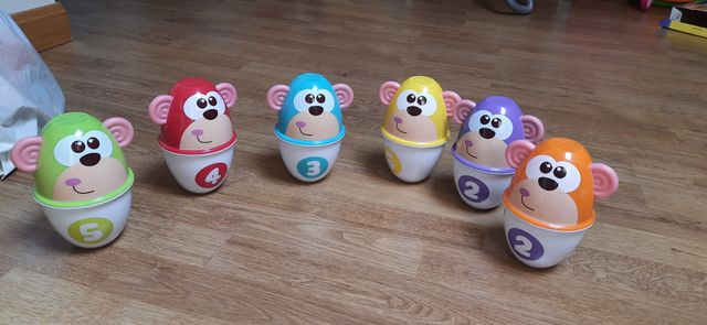 Juego Bolos Chicco Monos 2 en 1