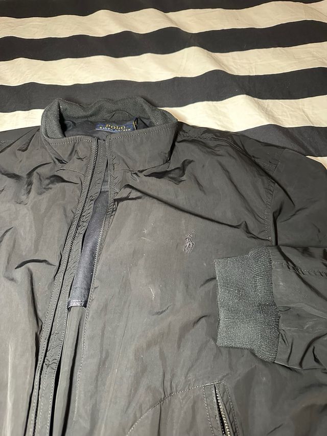 Chaqueta Bomber Ralph Lauren Talla L Negra
