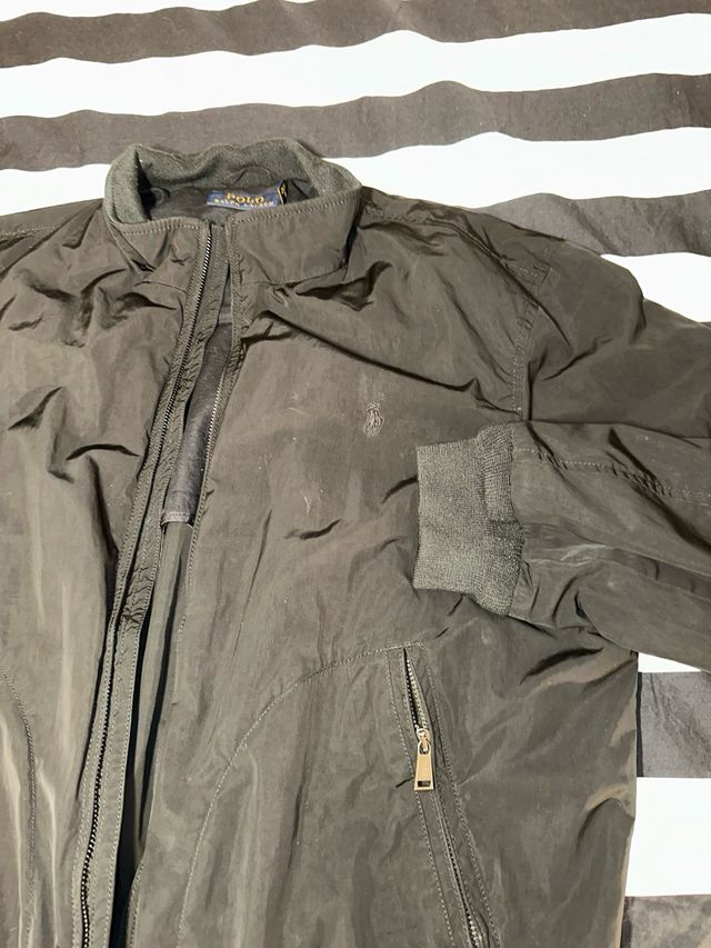 Chaqueta Bomber Ralph Lauren Talla L Negra