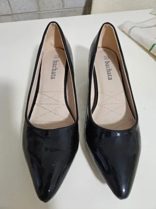 Scarpe Bachata vernice nere 39