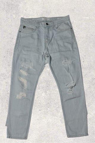 Pantaloni Jeans P.Grax Strappati Azzurri