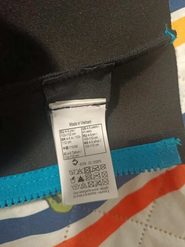 Traje Neopreno Niño Nabaiji Talla 4-5 (103-112)