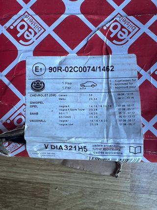 Discos de freno Opel Insignia