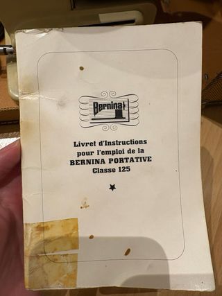 Máquina de coser Bernina Class 125 Portátil