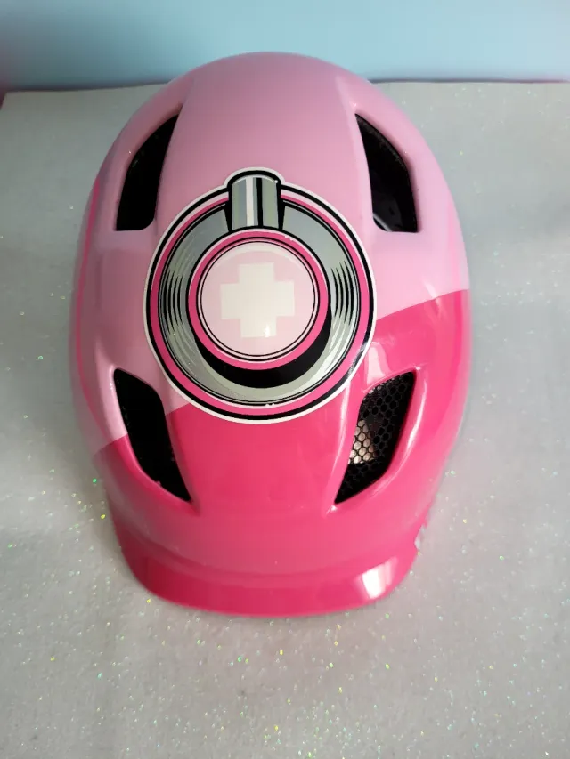 Casco infantil rosa