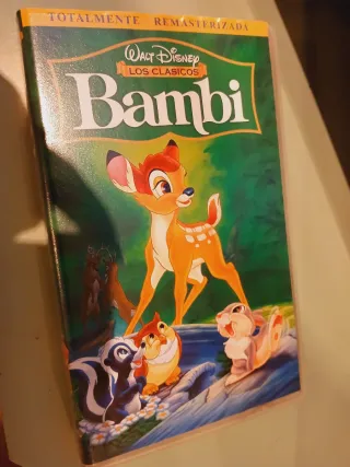 Película VHS Bambi - Walt Disney Clásicos