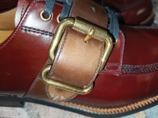 Prada Derby Stringate bordeaux