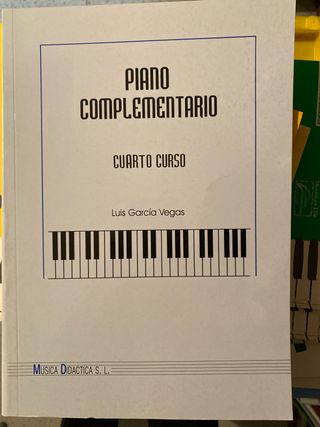 Libro Piano Complementario 4º Curso