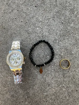 Reloj Remix Oro y Plata