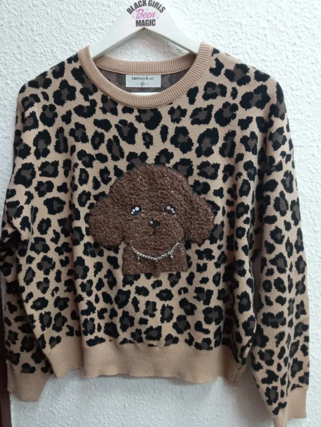 Jersey Memory & Co estampado leopardo