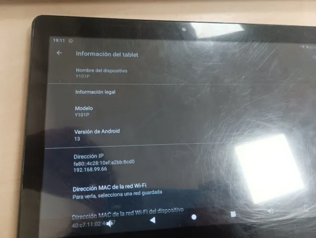 Tablet Genérica Y101 Negra