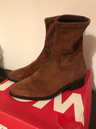 Botines Wonders Marrones Talla 37