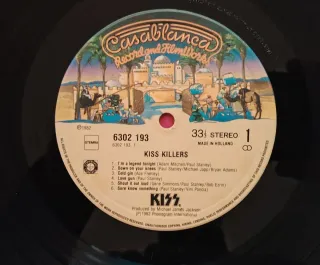 Kiss Killers LP Vinilo Recopilatorio